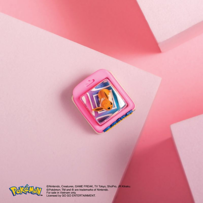 Keycap bàn phím cơ Dwarf Factory Pokemon Eevee  - Hàng Chính Hãng