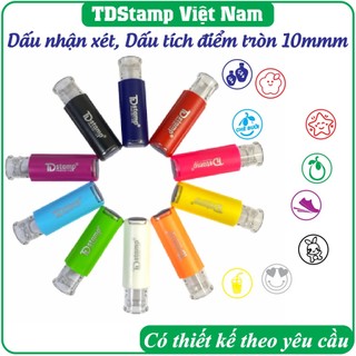 Dấu nhận xét, dấu tích điểm thao yêu cầu, dấu tròn 1cm
