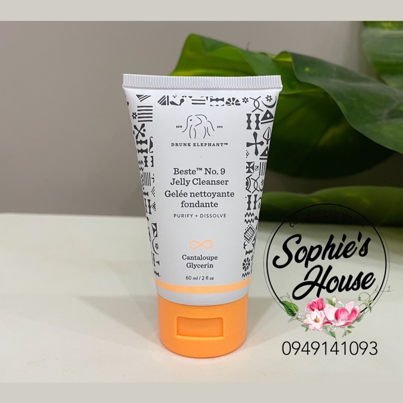 60ml - 150ml / Sữa rửa mặt DRUNK ELEPHANT Beste Jelly cleanser