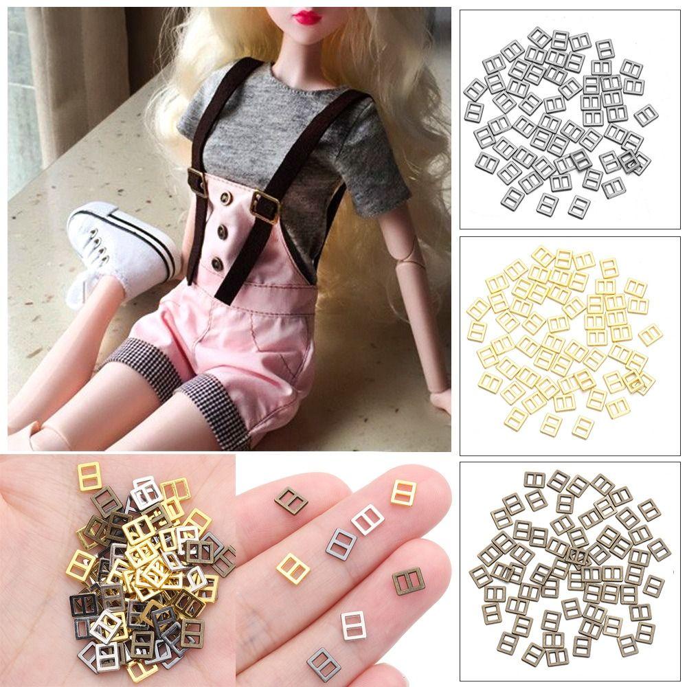 CHOOKEY Set 100 Khoá 4 Màu 2.5mm Cho Búp Bê Nhồi Bông