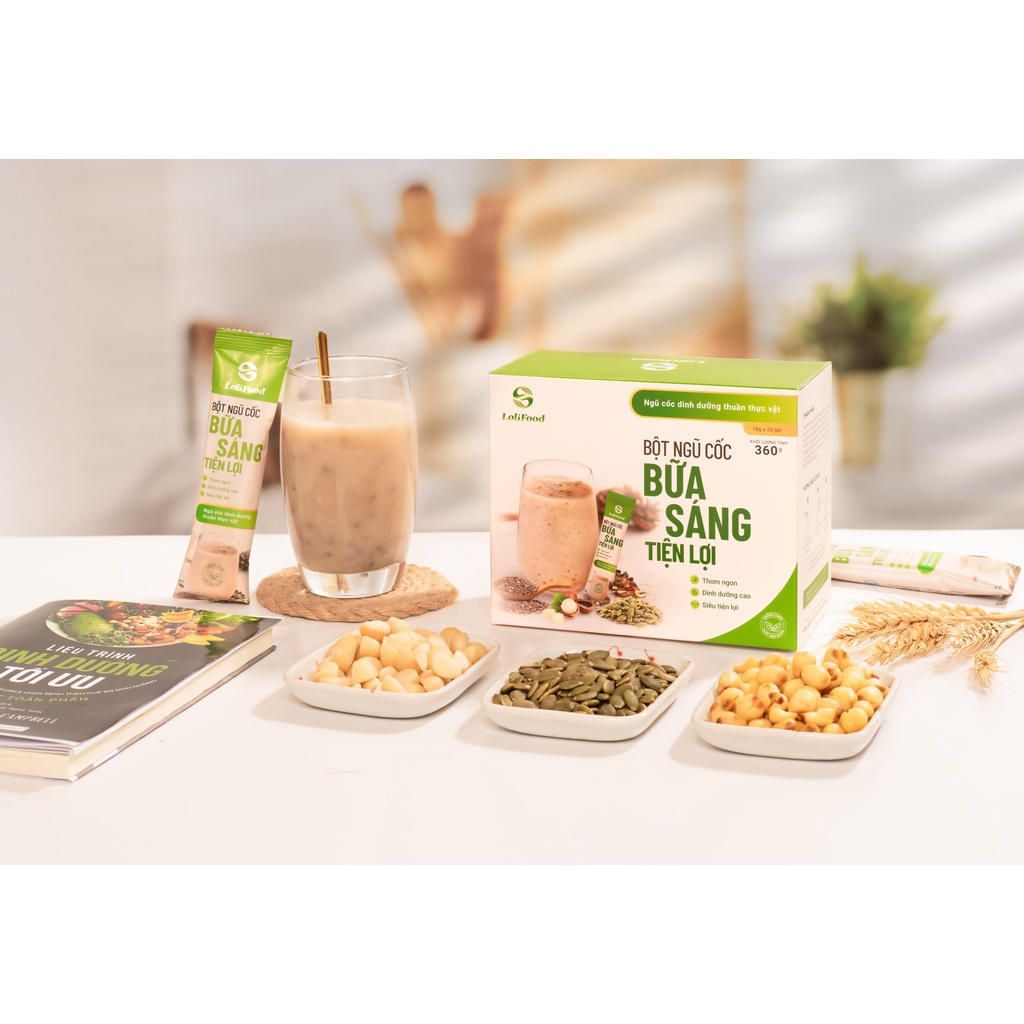 Bột Ngũ Cốc Lolifood Bữa Sáng Tiện Lợi