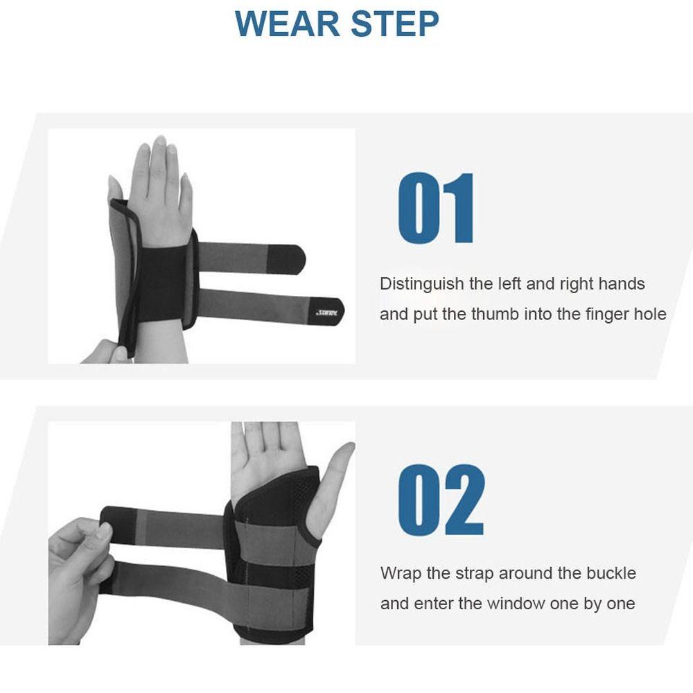 Đai Quấn Bảo Vệ Cổ Tay Bằng Thép An Toàn Khi Chơi Thể Thao