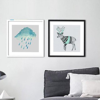 Khung ảnh vuông treo tường 30x30 cm - bảo hành gãy, vỡ - hỗ trợ in hình