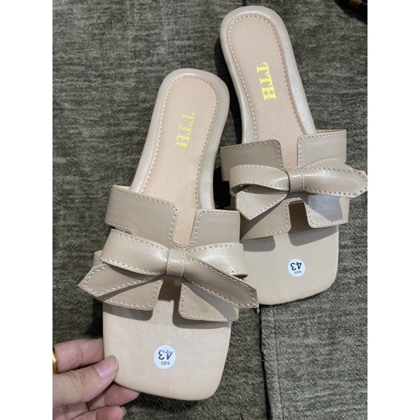 Dép chữ H nơ bigsize 40- TOROSHOES
