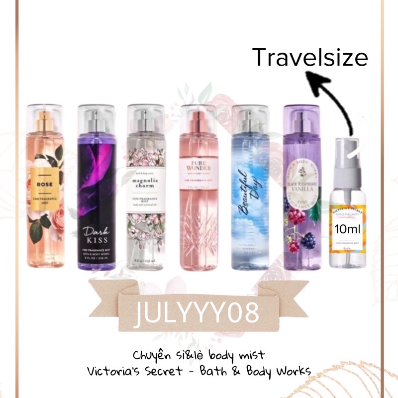 Xịt Thơm Toàn Thân 𝑩𝒂𝒕𝒉 & 𝑩𝒐𝒅𝒚 𝑾𝒐𝒓𝒌𝒔 𝑻𝒐̂̉𝒏𝒈 𝑯𝒐̛̣𝒑 +jɥȽÿ08+