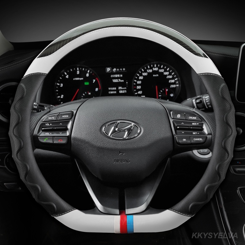 Vỏ Bọc Vô Lăng Xe Hơi Hyundai i40 i30 i20 i10 ix35 ix25 Tucson Accent Elantra Santa Fe Creta Solaris Kona