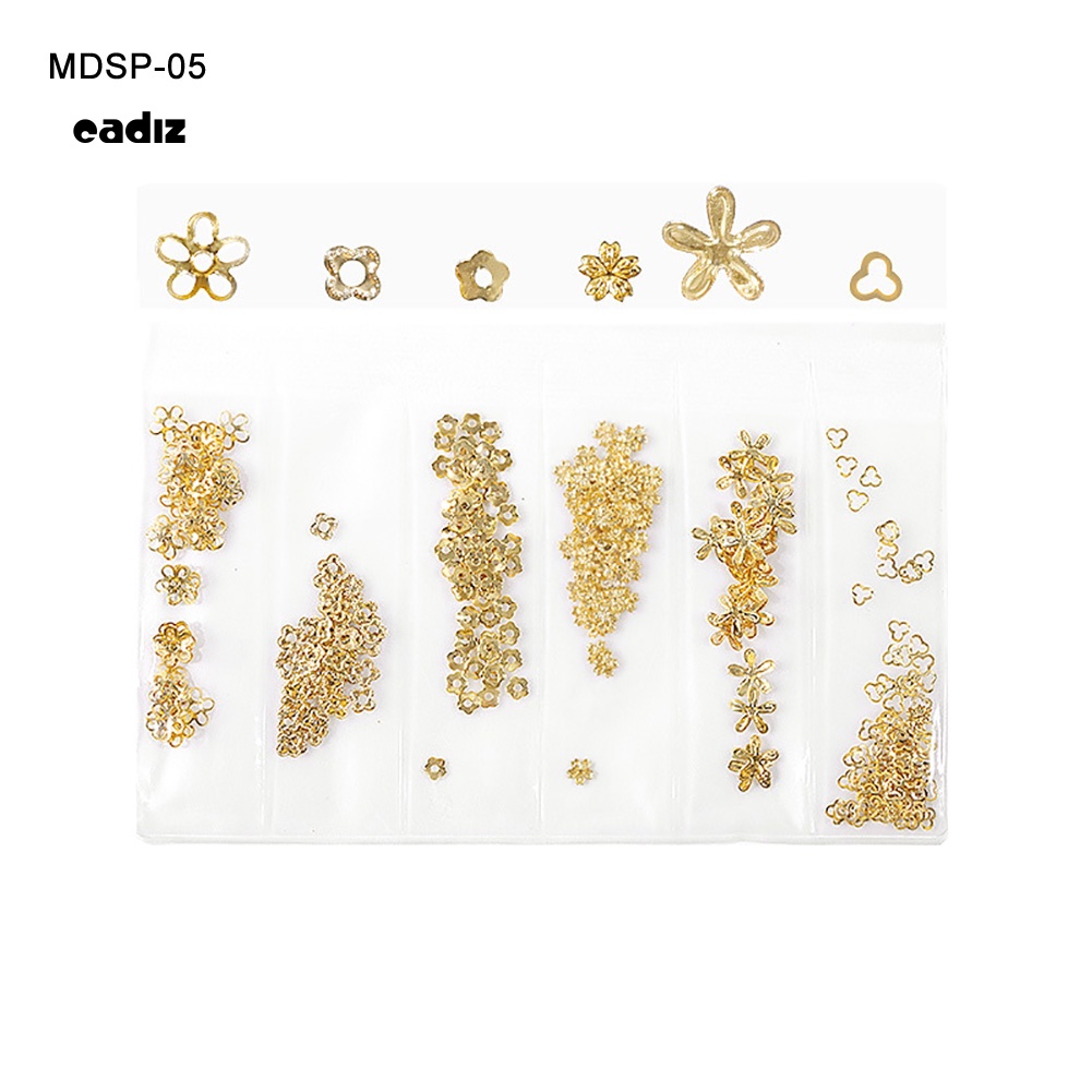 Hộp Phụ Kiện Đinh Tán Kim Loại Hình Trăng Sao Trang Trí Móng Nghệ Thuật