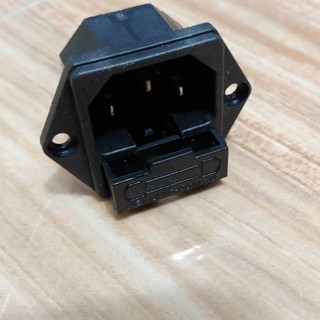Ổ ac có cầu chì jack AC (tặng cầu chì)