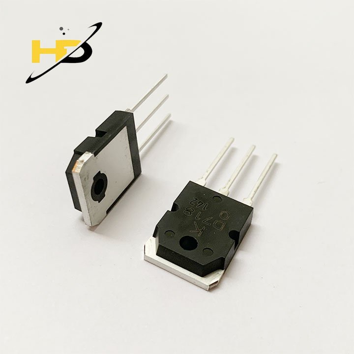 Transistor D718 TO-247 NPN 8A 120V Mới Zin Lưng Đồng KEC