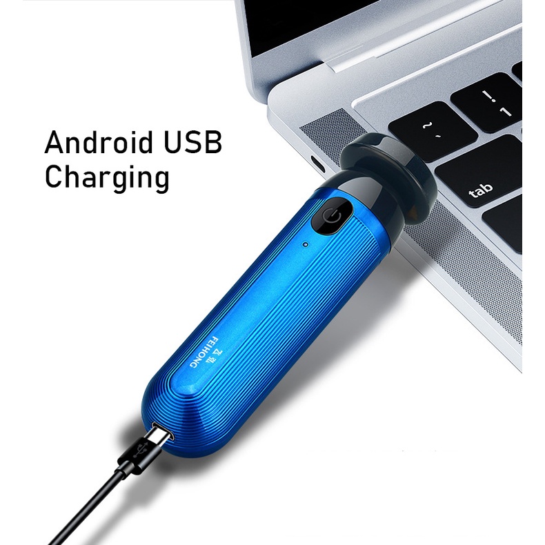 Máy cạo râu điện JIASHI kiểu dáng mini thiết kế đơn giản di động có thể sạc lại