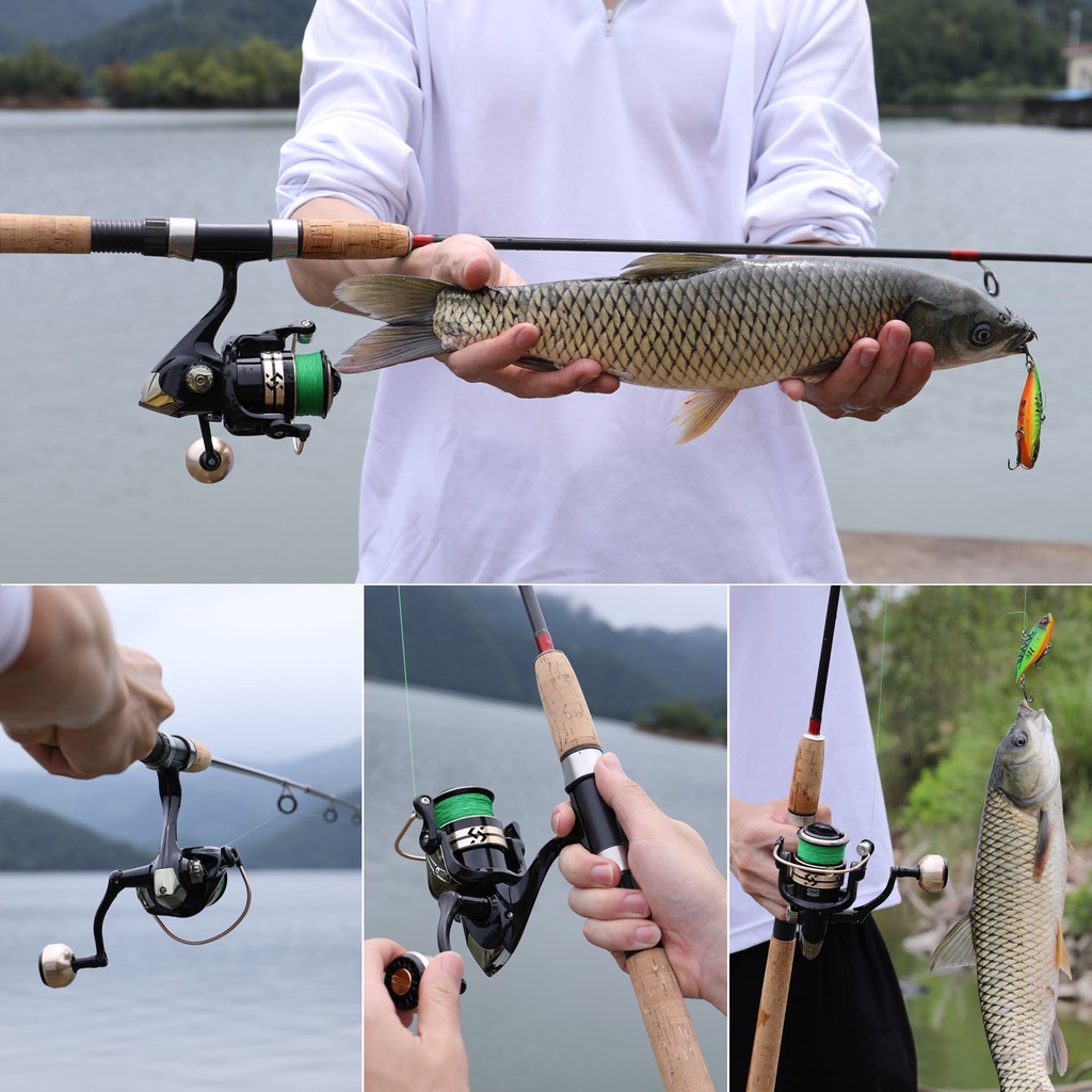 Máy câu cá máy đứng Tỷ lệ 5.2: 1 Kháng tối đa 5-10KG máy câu 1000-4000 Vật liệu