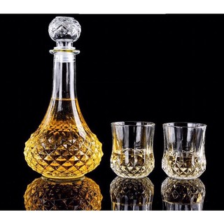 Bình đựng rượu thuỷ tinh 750ml . mẫu số 1