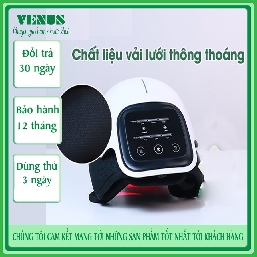 Máy massage cho người đau mỏi khớp đầu gối cao cấp với tính năng nhiệt và rung K-705