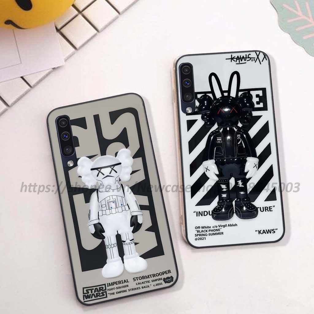 Ốp Samsung A30s / A50 / A50s / A70 in hình Bear Brick,K@ws,smile,...hot trend