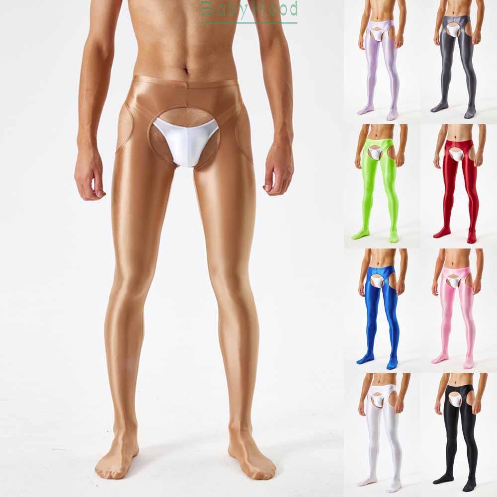 【Big Discounts】Men Women Unisex Pantyhose Men Oil Shiny Pantyhose Sexy Stretchy Underwear#BBHOOD