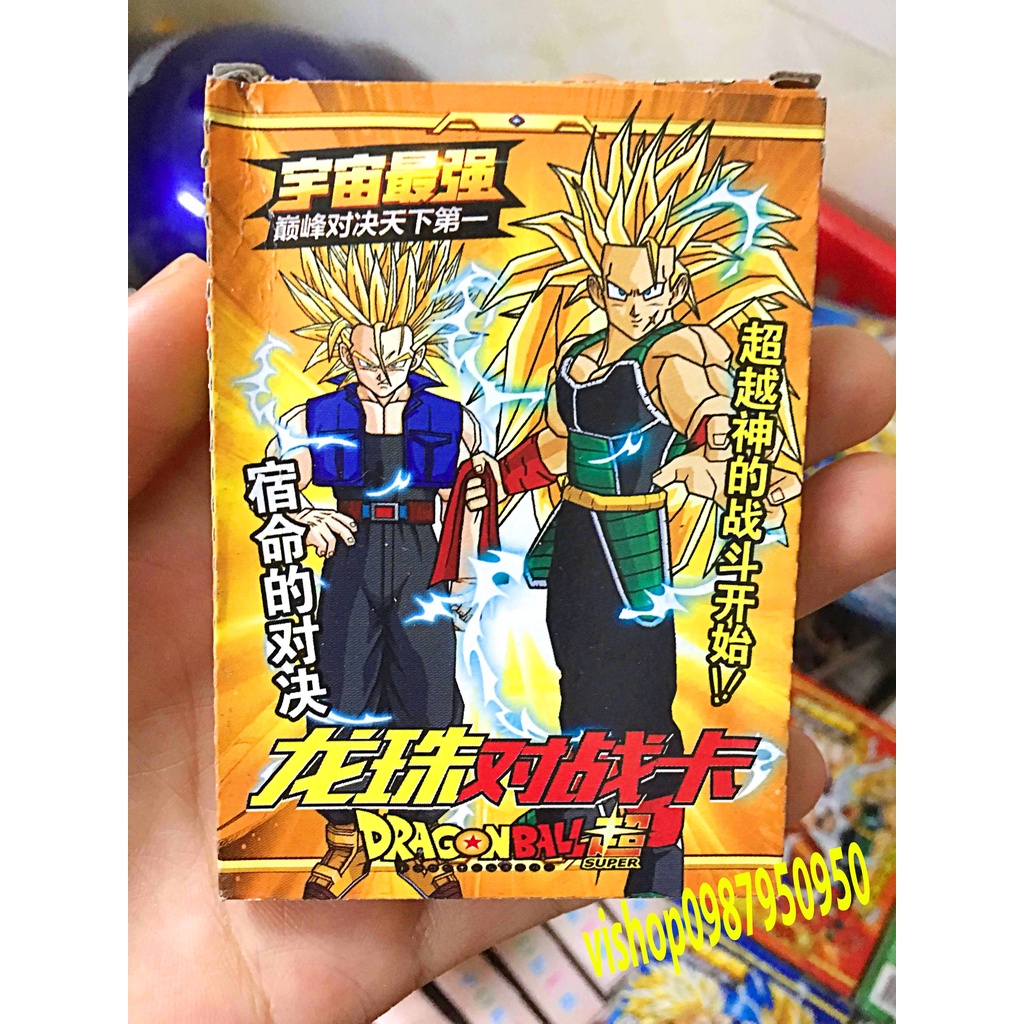 Hộp thẻ bài 7 viên ngọc rồng 432 lá dragon ball songoku