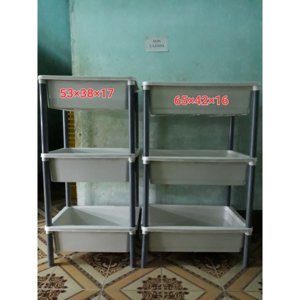 Bộ 3 khay tầng đen nhỏ