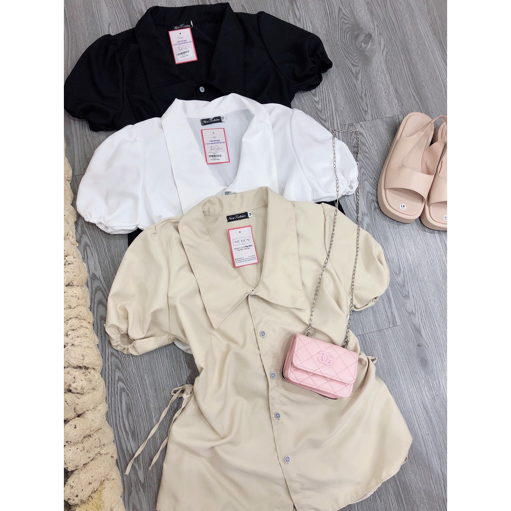SƠ MI KHOÉT EO BIGSIZE SM226 ❤ FREESHIP ❤ HÌNH THẬT 100% SHOP TỰ CHỤP