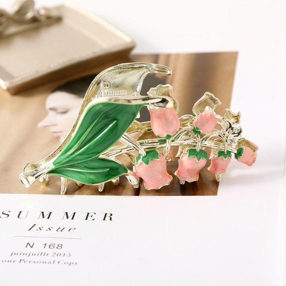 ANEMONE Kẹp Tóc Hình Hoa / Cá Mập Thời Trang Vintage Thanh Lịch