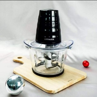 Máy xay thịt 1 lít Lock&Lock cối thủy tinh EJM156-Chính hãng bh 12