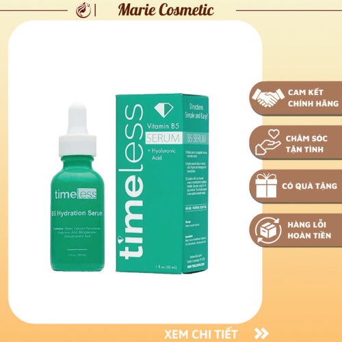 Tinh Chất Timeless Vitamin B5 + Hyaluronic Acid (30ml)