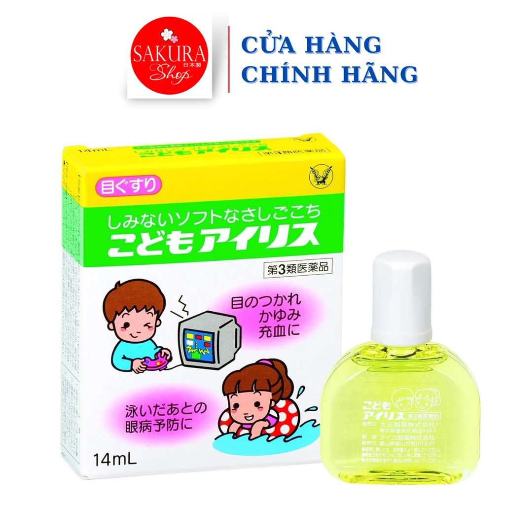 Nhỏ Mắt Taisho Nhật Cho Bé Hay Xem Tivi Điện Thoại