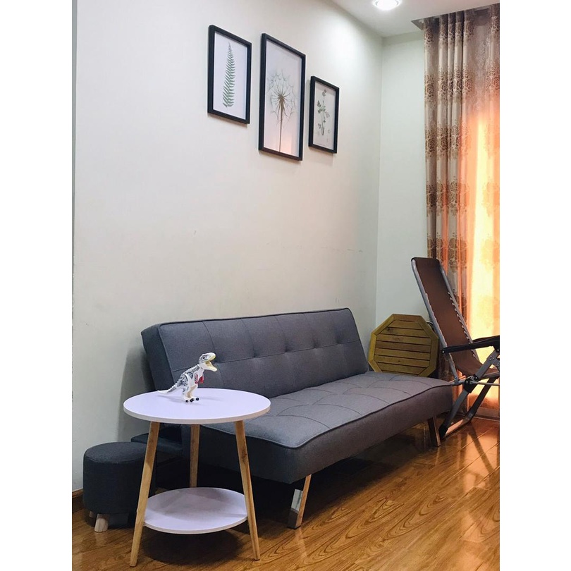 Bàn trà 2 tầng chống nước dễ vệ sinh phù hợp với mọi ghế sofa MEIR, Bàn cafe xinh xắn hiện đại cho spa, nhà hàng A54 | BigBuy360 - bigbuy360.vn