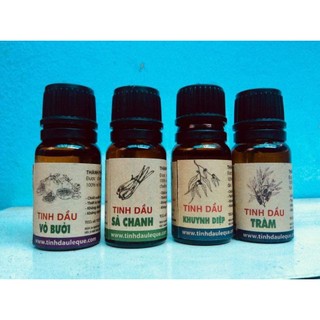 Tinh Dầu Nguyên Chất (Bạc hà, Tía tô, Quế...) Chai 10ml