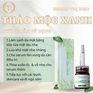 [Sẵn Hàng] Serum Thảo Mộc Xanh 5ml