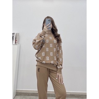 Áo Nỉ MLB MONOGRAM SWEATER SHIRT nam nữ
