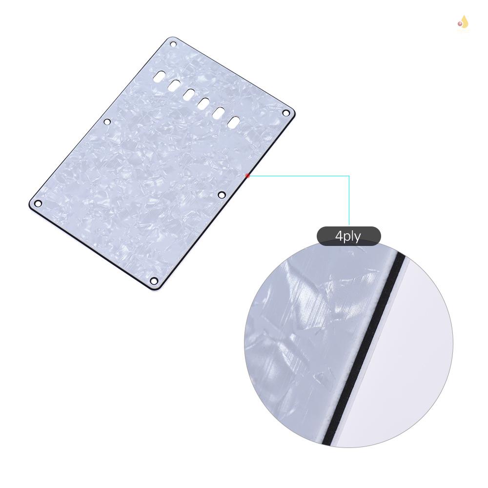 Miếng Đệm Bảo Vệ Lưng Cho Đàn Guitar Điện Stratocaster Strat ST Standard 4Ply