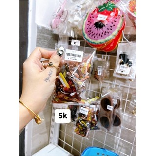 Gói chun buộc tóc mix màu