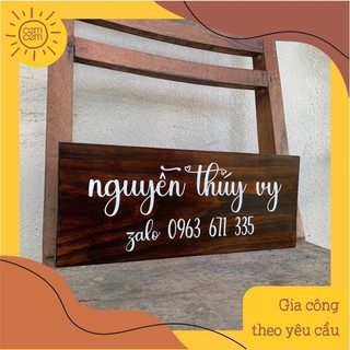 Bảng tên shop theo yêu cầu