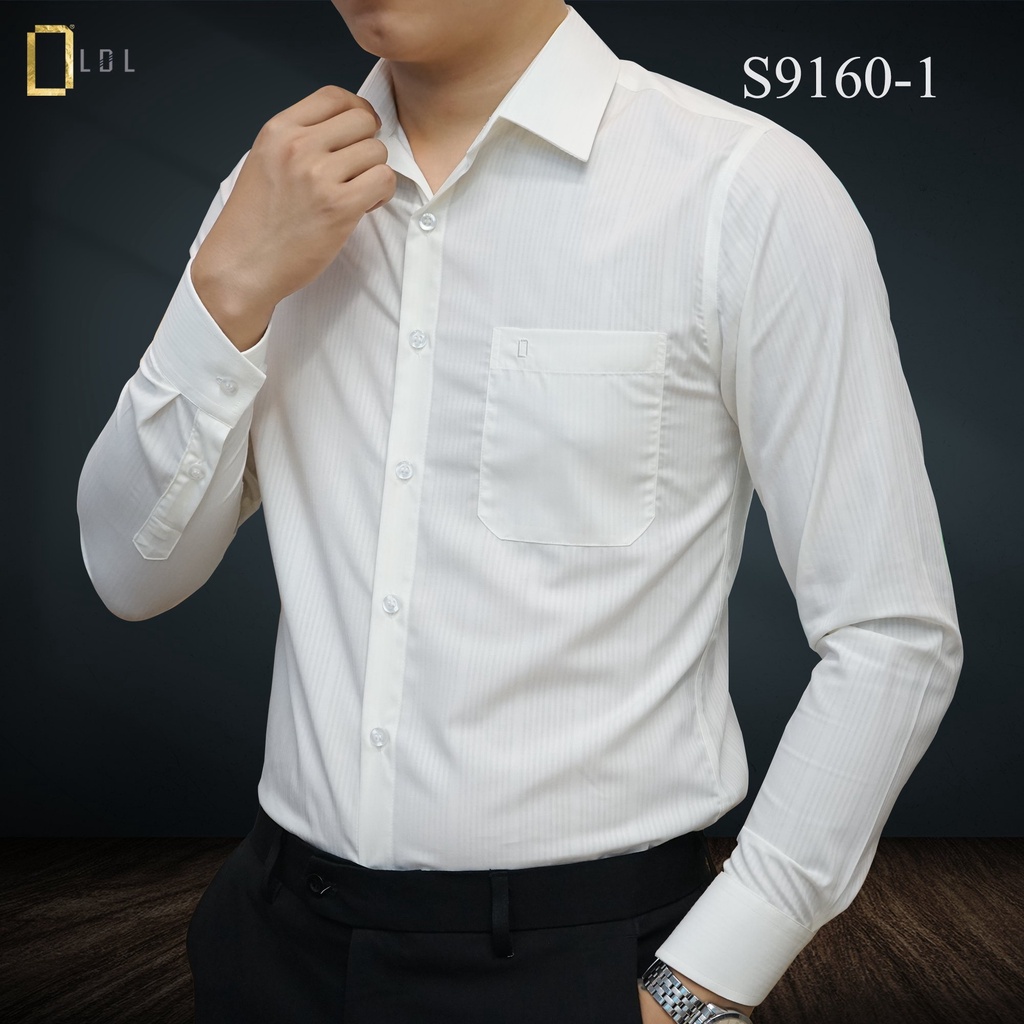 Áo Sơ Mi Sọc Chìm Bamboo Mềm Mịn Thoáng Mát, Thấm Hút Mồ Hôi, HạN Chế Nhăn Nhàu Size từ 45-85kg