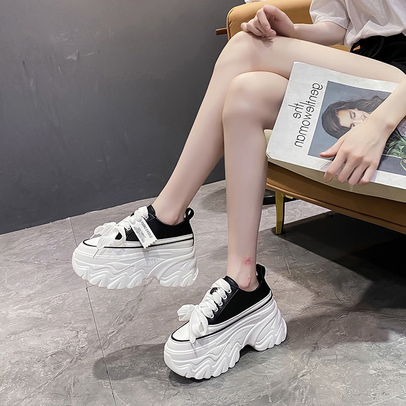 🎀COOL A Giày Thể Thao Đế Dày Tăng Chiều Cao Màu Trắng Dành Cho Nữ giày sneaker thể giày sneaker nữ rẻ giày thể thao và sneakers sneakers giày thể thao nu giày nữ giay nữ sneaker giày thể thao nữ rẻ nhất