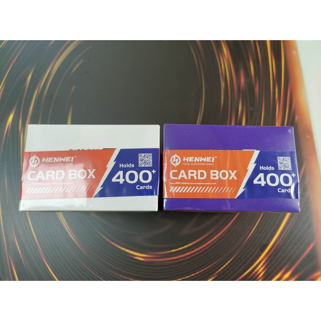 Hộp đựng thẻ bài 400+ chính hãng Henwei nhiều màu giá rẻ cho thẻ Yugioh, Pokemon, vanguard.