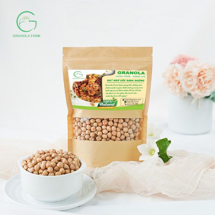 Đậu Gà Organic Giàu Protein Thuần Chay Granola Farm 500gr