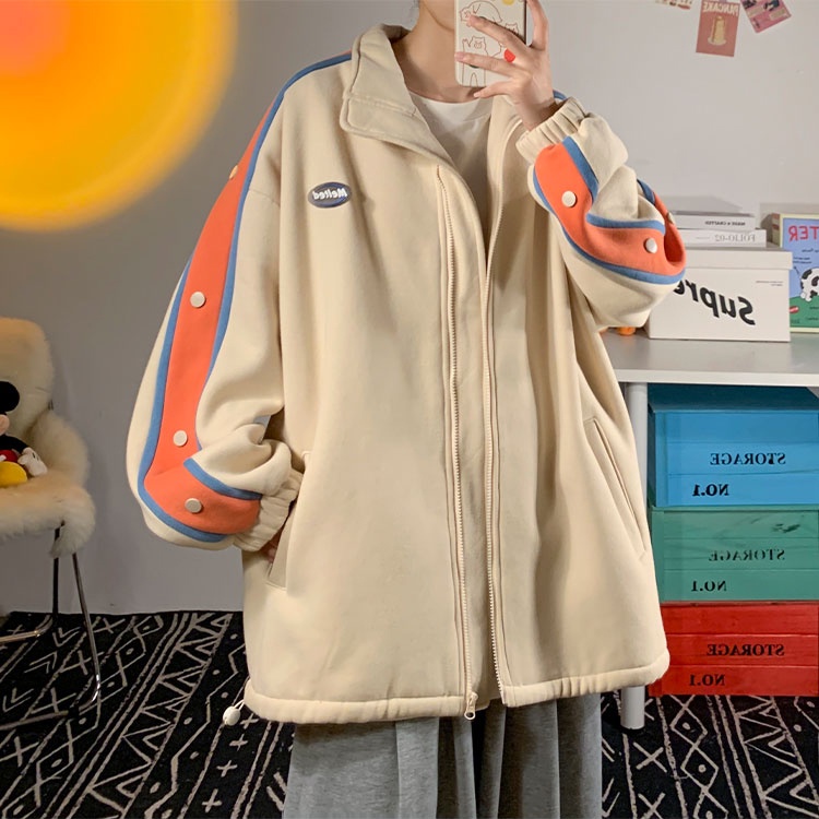 Áo khoác nỉ hoodie nam nữ Ulzzang Unisex, khóa zip kéo, chất liệu dày dặn – MayLinh Shop