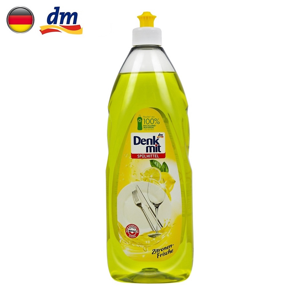 Nước rửa chén bát Denkmit hương chanh tươi dung tích 1 lít