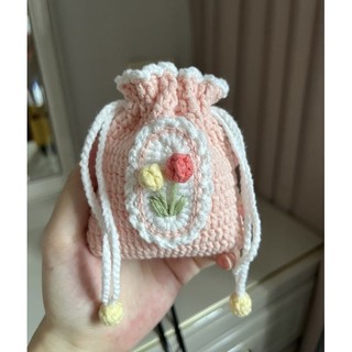 [HANDMADE] Túi rút len mini nhỏ đựng đồ