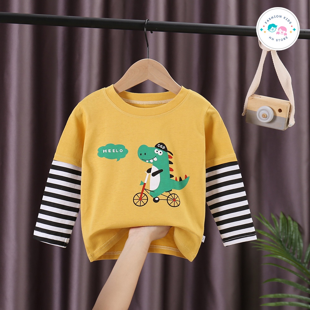 Áo Thun, Áo Dài Tay Bé Gái, Bé Trai Cotton, Áo Thu Đông Cho Bé  Từ 2,3,4,5,6 Tuổi