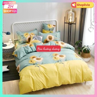 Xả hàng tết Bộ ga gối giường 1m2,1m6,1m8 mẫu kitty nhiều màu HCM09