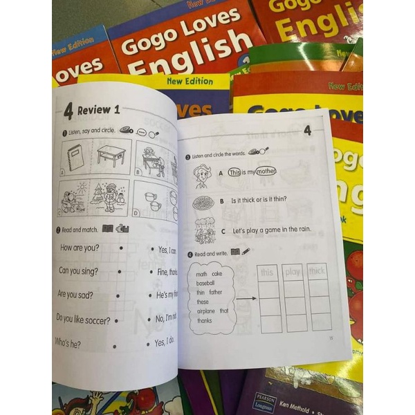Gogo loves English level1 - 3books