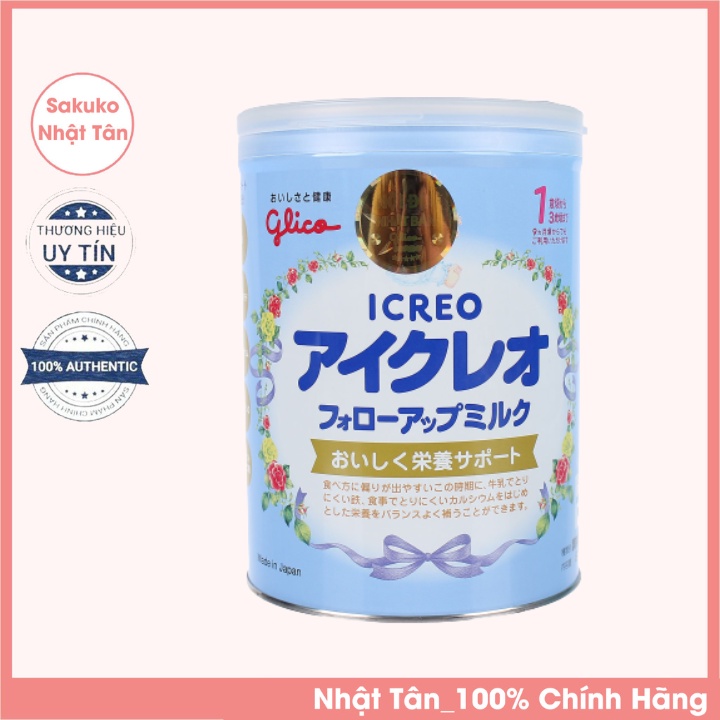 Sữa Glico Icreo Số 9 820g Cho Trẻ 1-3 Tháng Tuổi