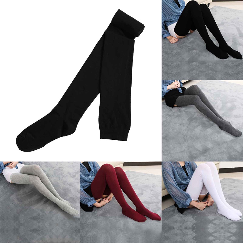 Đôi Tất Chân cotton Dài 80cm Thời Trang Thu Đông Mới Cho Nữ