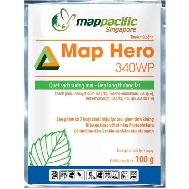 Thuốc trừ bệnh Map Hero 340WP