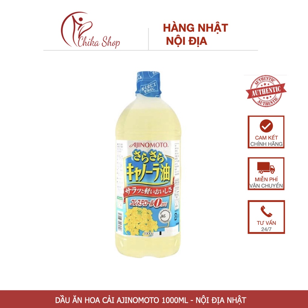 DẦU ĂN HẠT CẢI AJINOMOTO NHẬT