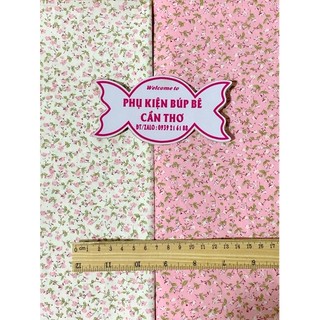 Vải may quần áo đầm váy cho bup bê
