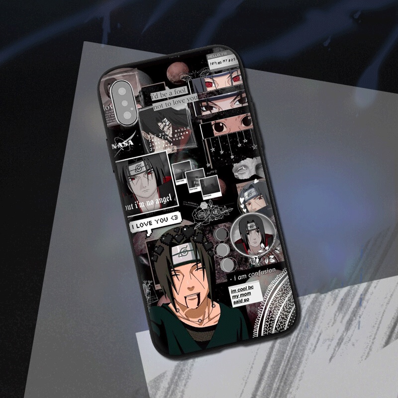 Ốp Điện Thoại Hình Naruto Uchiha Itachi Cho iPhone 5 5s SE 2016 6 6s 6Plus 6sPlus 7 8 SE 2020 7 8Plus X XS XR XS Max