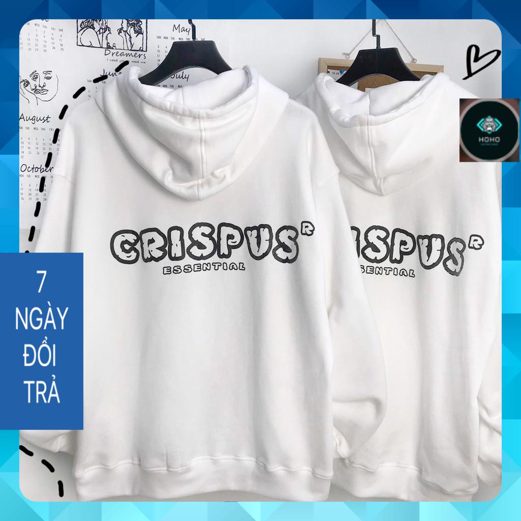 💟Áo Khoác Nỉ Bông CRISPUS Dây Kéo Form Rộng Unisex ✅HOHO